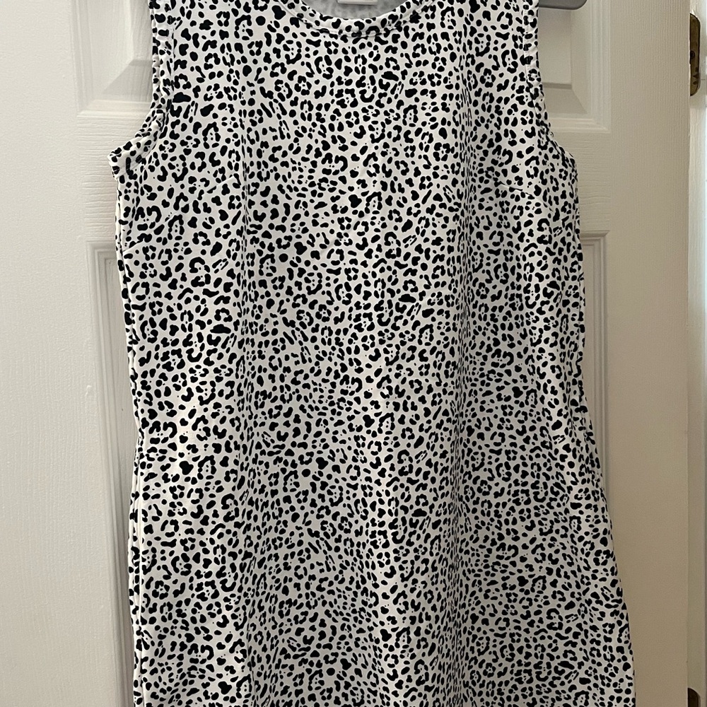 Serra Black and White Mini Dress